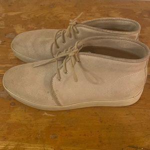 cream Rag and Bone New York chukka high top leather sneaker 39